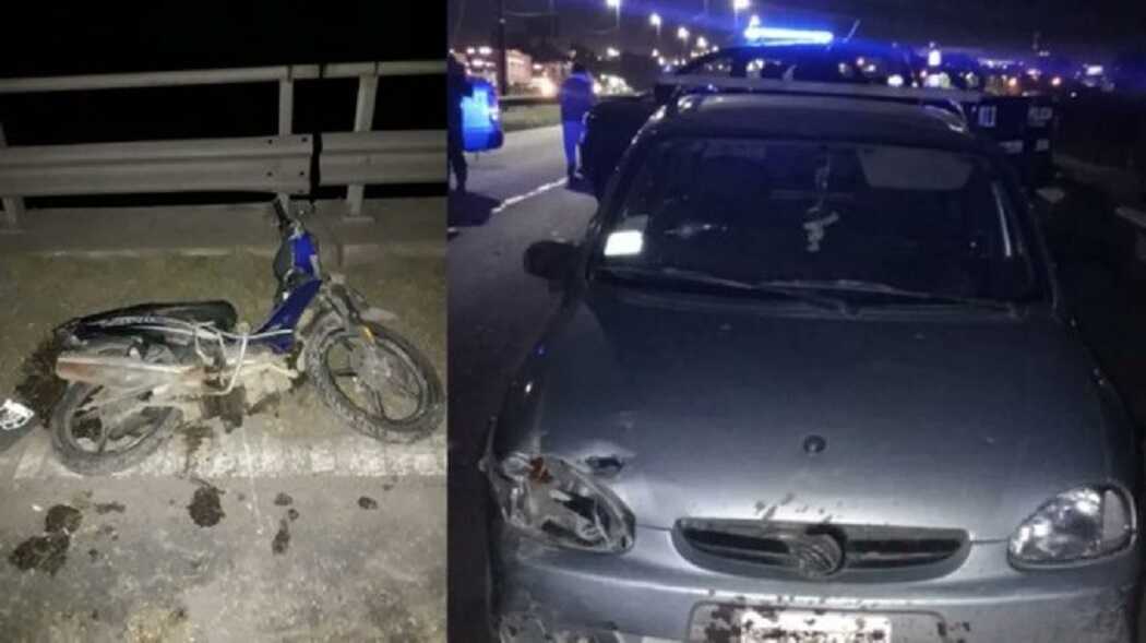 Ataque de motochorros genera caos en la Autopista Buenos Aires – Rosario: robaron, huyeron y chocaron